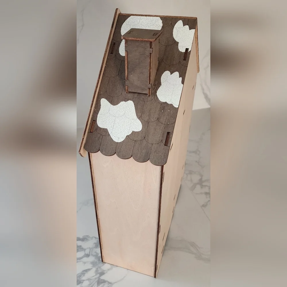 Kurt Adler‎ 13.5 Inch Battery Operated Wooden Musical LED House Light  Sound NWT